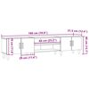 vidaXL Έπιπλο Τηλεόρασης Όψη Παλαιού Ξύλου 180x31,5x40 εκ. Επεξ. Ξύλο