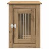 vidaXL Έπιπλα κλουβιού σκύλου Artisan Oak Κατασκευασμένο ξύλο