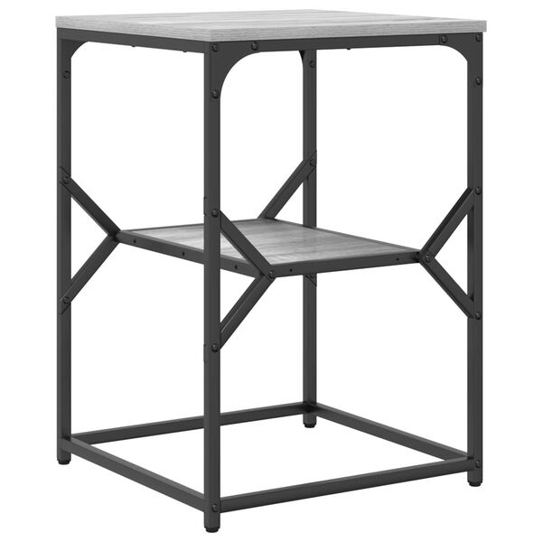 vidaXL Τραπεζάκι Πλευράς Γκρι sonoma 41 x 40 x 60 εκ.