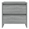 vidaXL Κομοδίνο Γκρι Sonoma 45 x 34,5 x 44,5 εκ. από Μοριοσανίδα