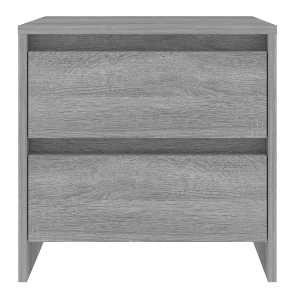 vidaXL Κομοδίνο Γκρι Sonoma 45 x 34,5 x 44,5 εκ. από Μοριοσανίδα