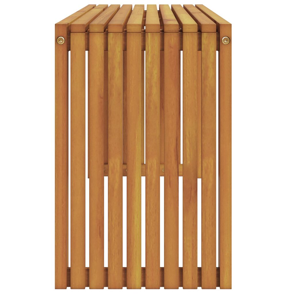 vidaXL Πάγκος Κήπου με Slatted Σχεδίαση 110x30x45 cm Μασίφ Ξύλο Acacia