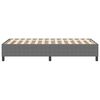 vidaXL Κρεβάτι με ελατήρια Ανοιχτό γκρι 90 x 200 cm Βελούδο