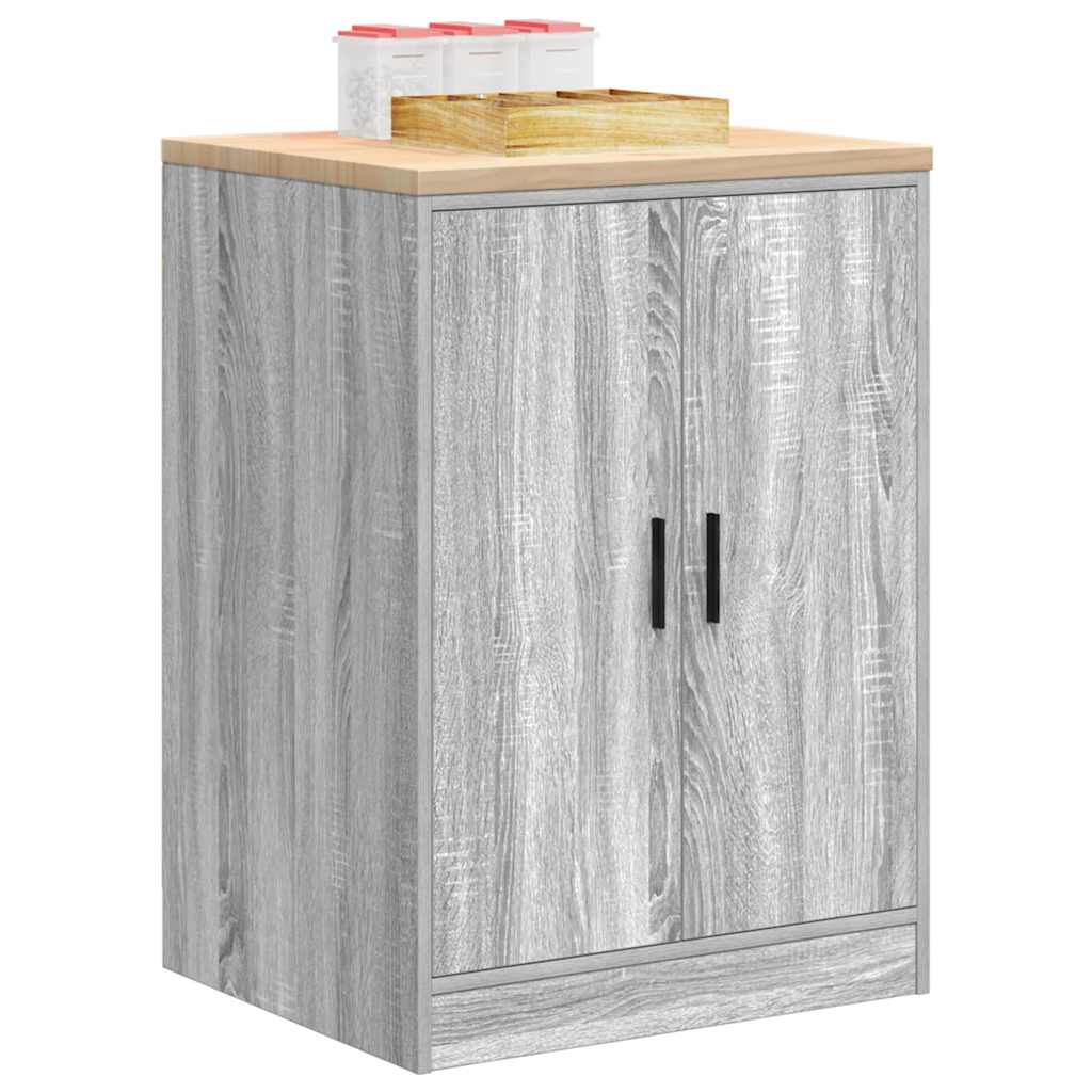vidaXL ντουλάπι αποθήκευσης γκαράζ 60x51x85 εκ μασίφ ξύλο πεύκο