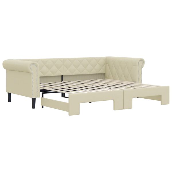 vidaXL &Kappa;&alpha;&nu;&alpha;&pi;έ&sigmaf; &Kappa;&rho;&epsilon;&beta;ά&tau;&iota; &Sigma;&upsilon;&rho;ό&mu;&epsilon;&nu;&omicron;&sigmaf; &Kappa;&rho;&epsilon;&mu; 90 x 200 &epsilon;&kappa;. &alpha;&pi;ό &Sigma;&upsilon;&nu;&theta;&epsilon;&tau;&iota;&kappa;ό &Delta;έ&rho;&mu;&alpha;