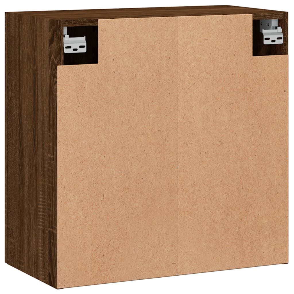 vidaXL Ντουλάπι Τοίχου Καφέ Δρυς 60 x 31 x 60 εκ. Επεξεργασμένο Ξύλο