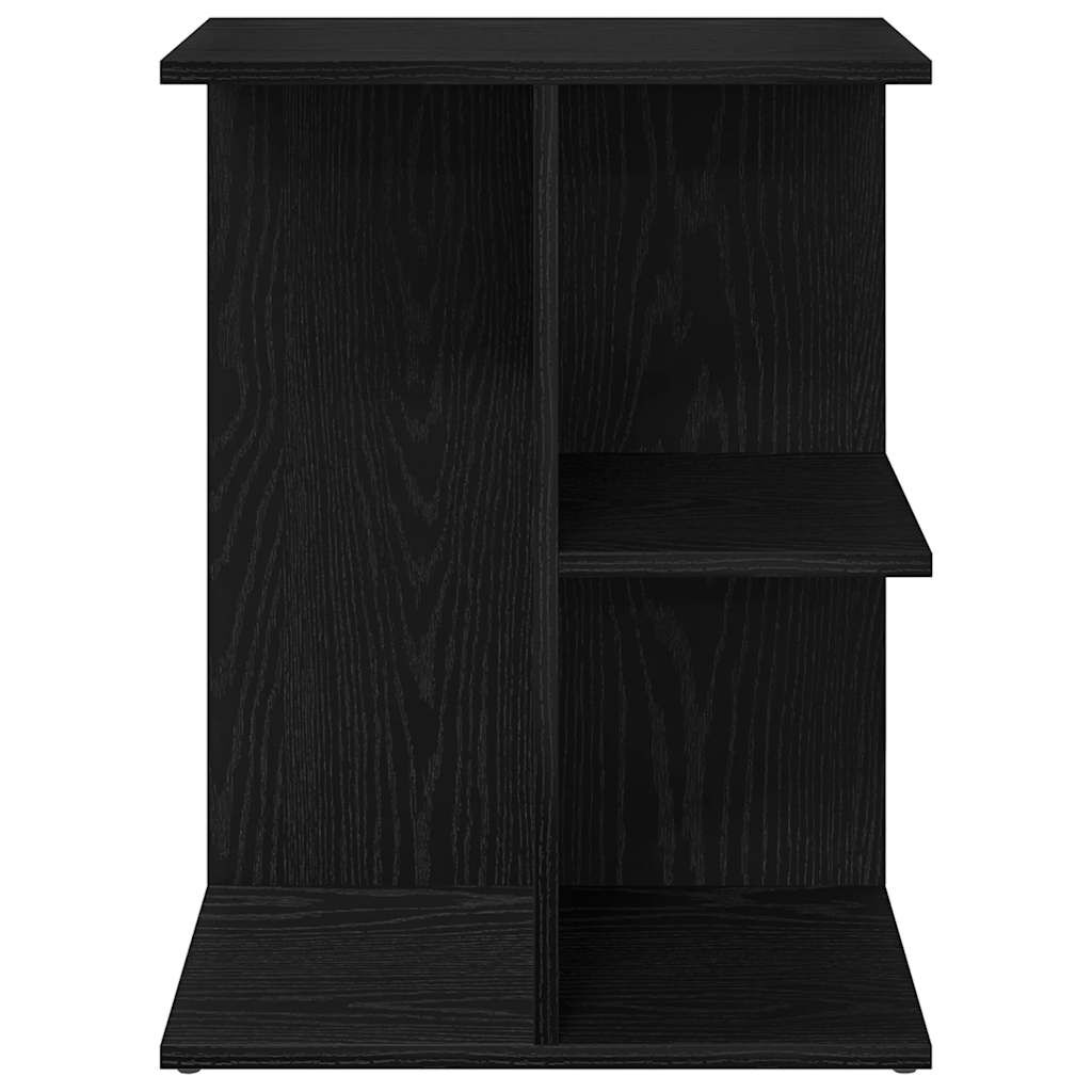 vidaXL Κομοδίνο Μαύρη δρυς 46,5x29x61 cm Κατασκευασμένο ξύλο