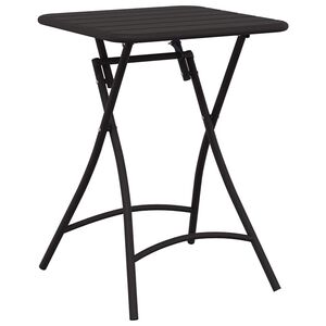 vidaXL &Tau;&rho;&alpha;&pi;έ&zeta;&iota; Bistro &Alpha;&nu;&theta;&rho;&alpha;&kappa;ί 55 x 55 x 72,5 &epsilon;&kappa;. &Alpha;&tau;&sigma;ά&lambda;&iota; &mu;&epsilon; &Pi;&omicron;ύ&delta;&rho;&alpha;