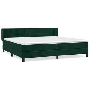 vidaXL &Kappa;&rho;&epsilon;&beta;ά&tau;&iota; Boxspring &mu;&epsilon; &Sigma;&tau;&rho;ώ&mu;&alpha; &Sigma;&kappa;&omicron;ύ&rho;&omicron; &Pi;&rho;ά&sigma;&iota;&nu;&omicron; 200x200&epsilon;&kappa;. &Beta;&epsilon;&lambda;&omicron;ύ&delta;&iota;&nu;&omicron;