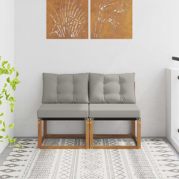 vidaXL 2 &Tau;&epsilon;&mu;ά&chi;&iota;&omicron; &Epsilon;&xi;&omega;&tau;&epsilon;&rho;&iota;&kappa;ό&sigmaf; &mu;&epsilon;&sigma;&alpha;ί&omicron;&sigmaf; &kappa;&alpha;&nu;&alpha;&pi;έ&sigmaf;