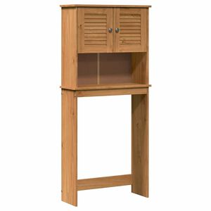 vidaXL Ντουλάπα Πλυντηρίου με ράφι VIGO καφέ μελί 72.5 x 27 x 161 εκ