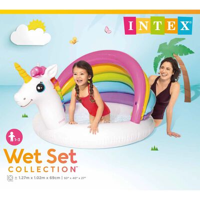 Intex Παιδική Πισίνα Μονόκερος 127 x 102 x 69 εκ.
