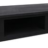 vidaXL Τραπέζι Κονσόλα Μαύρο 110 x 45 x 76 εκ. Ξύλινο