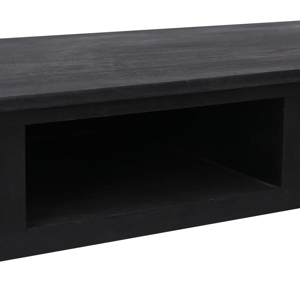 vidaXL Τραπέζι Κονσόλα Μαύρο 110 x 45 x 76 εκ. Ξύλινο