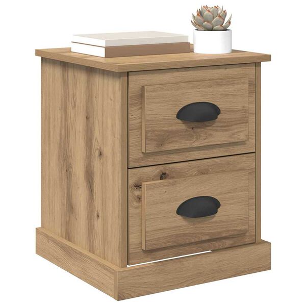 vidaXL &Kappa;&omicron;&mu;&omicron;&delta;ί&nu;&omicron; 2 pcs Artisan Oak 39 x 39 x 47.5 &epsilon;&kappa; &Epsilon;&pi;&epsilon;&xi;&epsilon;&rho;&gamma;&alpha;&sigma;&mu;έ&nu;&omicron; &xi;ύ&lambda;&omicron;