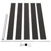vidaXL Πάνελ Περίφραξης Μαύρο 175 x 105 εκ. από WPC