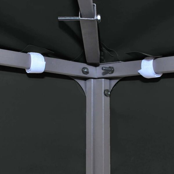 vidaXL Κάλυμμα για Κιόσκι Γκρι 4 x 3 μ. 310 γρ./μ²