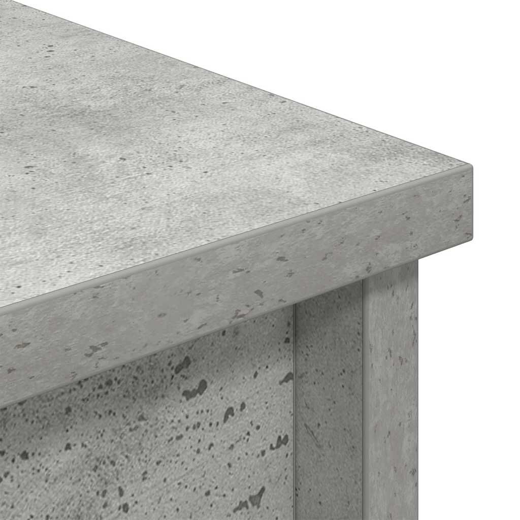 vidaXL Ντουλάπι Γκρι Σκυροδέματος 37,5x35x180 εκ. Επεξεργασμένο Ξύλο