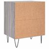 vidaXL Κομοδίνα 2 τεμ. Sonoma Γκρι 40x30x50 εκ. από Επεξεργασμένο Ξύλο
