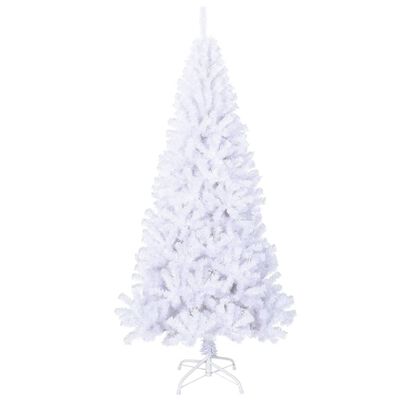 vidaXL Χριστουγεννιάτικο Δέντρο με Πλούσια Κλαδιά Άσπρο 180 εκ. PVC