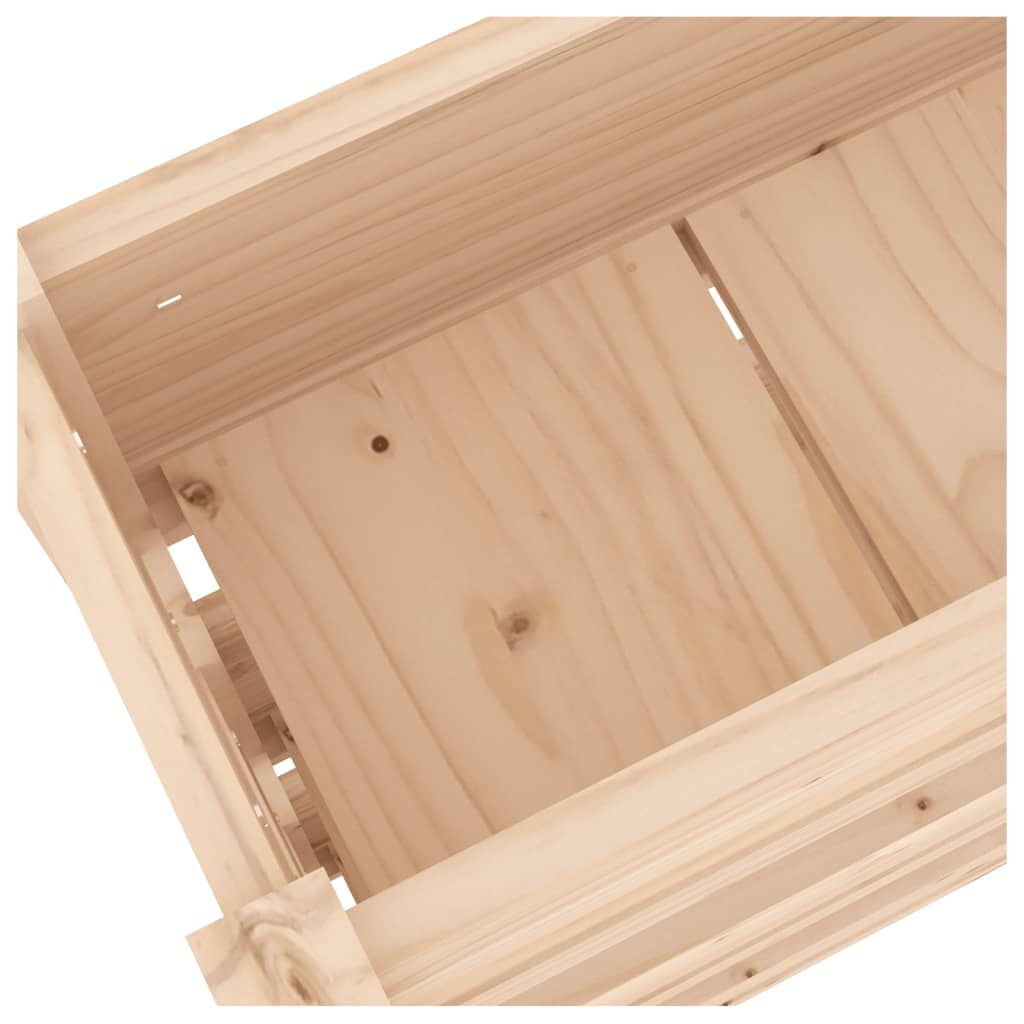vidaXL Ζαρντινιέρα 112 x 25 x 104,5 εκ. από Μασίφ Ξύλο Πεύκου