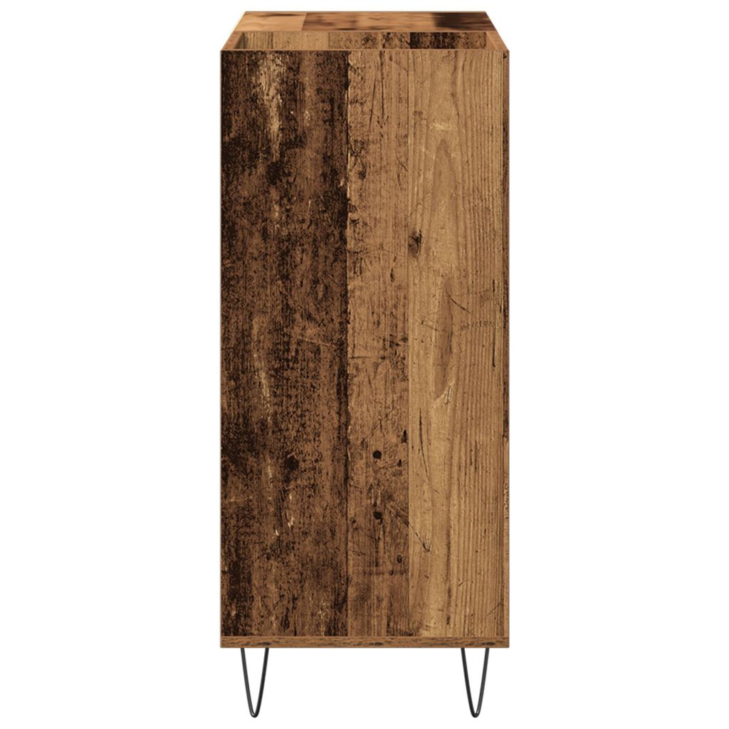 vidaXL ντουλάπι αποθήκευσης δρυς 84,5 x 38 x 90 εκ επεξεργασμένο ξύλο