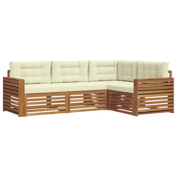 vidaXL &Sigma;&epsilon;&iota;&rho;ά &Kappa;&alpha;&nu;&alpha;&pi;έ &Epsilon;&xi;&omega;&tau;&epsilon;&rho;&iota;&kappa;&omicron;ύ &mu;&epsilon; &mu;&alpha;&xi;&iota;&lambda;ά&rho;&iota; 4 pcs &Phi;&upsilon;&sigma;&iota;&kappa;ό &kappa;&alpha;&iota; &Kappa;&rho;έ&mu;&alpha;