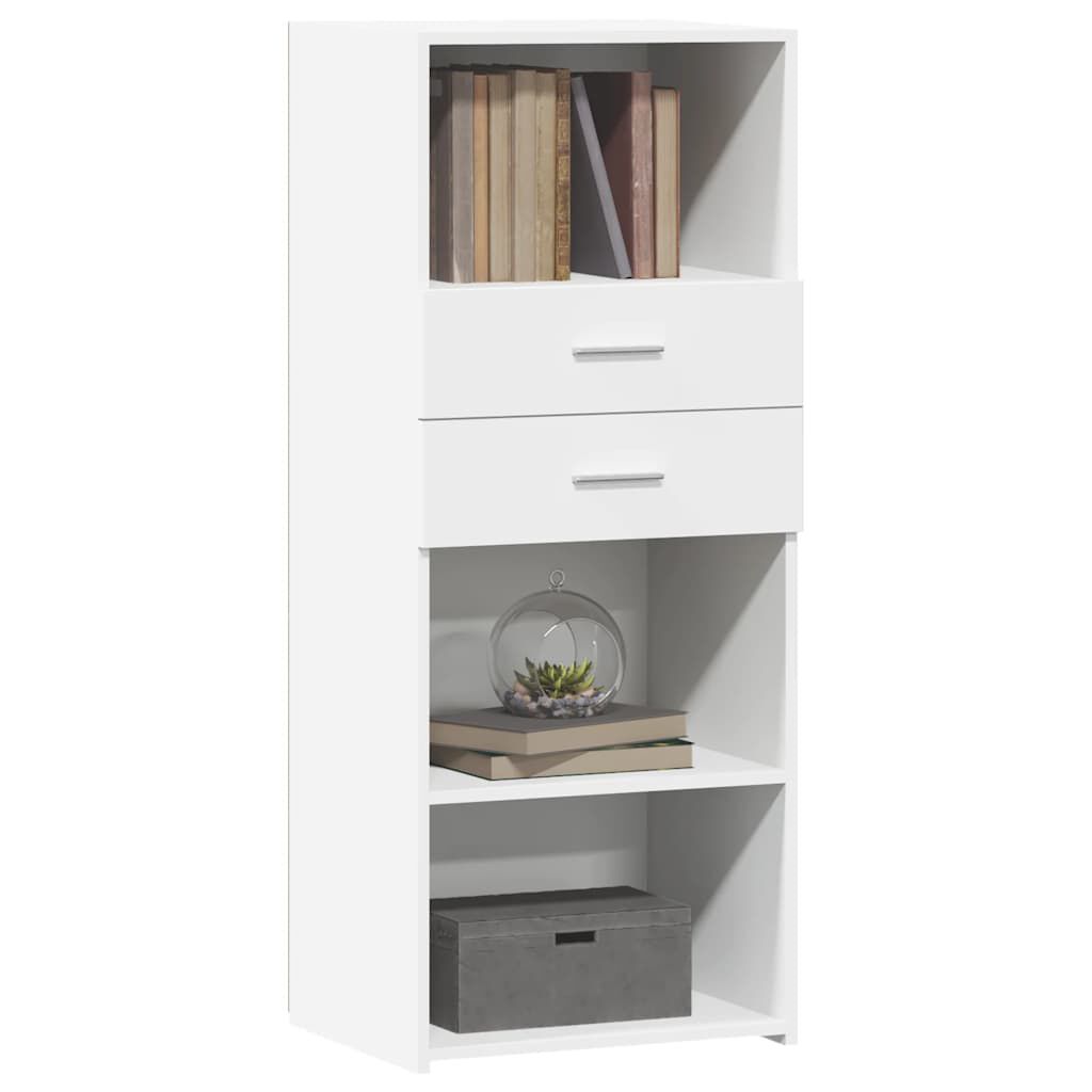 vidaXL Ντουλάπι Μαύρο 50x42,5x124 εκ. από Επεξεργασμένο Ξύλο