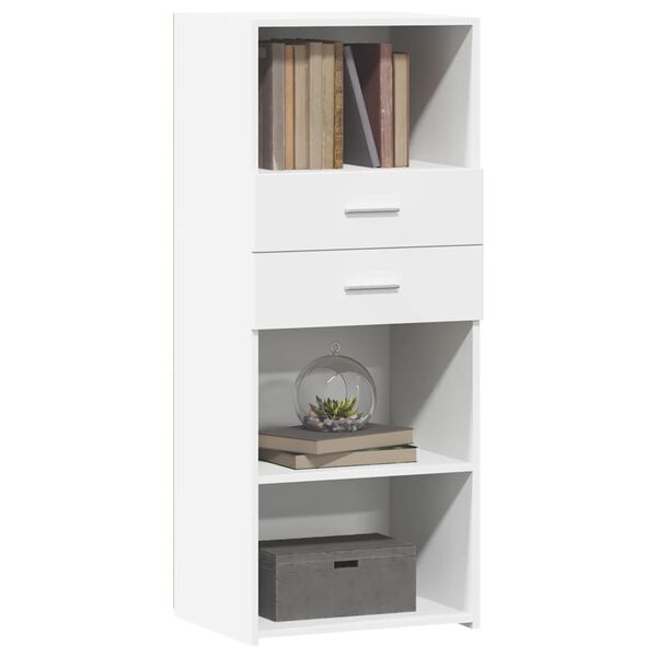 vidaXL Ντουλάπι Μαύρο 50x42,5x124 εκ. από Επεξεργασμένο Ξύλο
