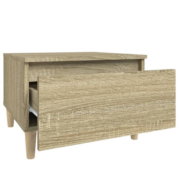 vidaXL Βοηθητικό Τραπέζι Sonoma Δρυς 50x46x35 εκ. Επεξεργασμένο Ξύλο