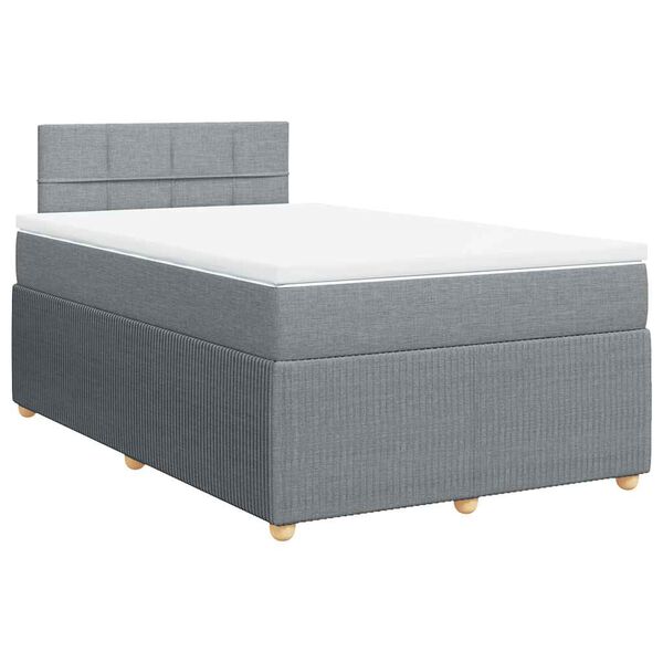 vidaXL &Kappa;&rho;&epsilon;&beta;ά&tau;&iota; Boxspring &mu;&epsilon; &Sigma;&tau;&rho;ώ&mu;&alpha; &Alpha;&nu;&omicron;&iota;&chi;&tau;ό &Gamma;&kappa;&rho;&iota; 120x200 &epsilon;&kappa;. &Upsilon;&phi;&alpha;&sigma;&mu;ά&tau;&iota;&nu;&omicron;