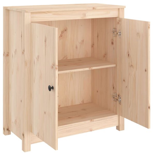 vidaXL Ντουλάπι 70 x 35 x 80 εκ. από Μασίφ Ξύλο Πεύκου