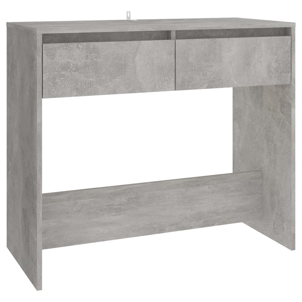 vidaXL Τραπεζάκι κονσόλα Γκρι Σκυρ. 89x41x76,5 εκ. Επεξεργασμένο Ξύλο