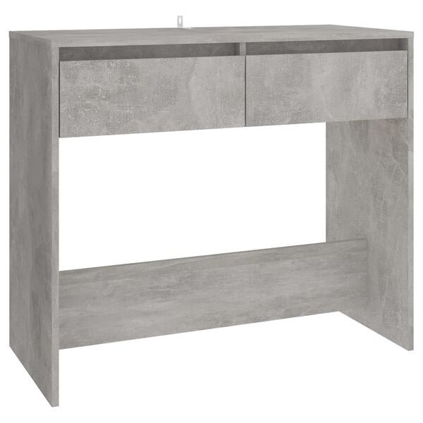 vidaXL Τραπεζάκι κονσόλα Γκρι Σκυρ. 89x41x76,5 εκ. Επεξεργασμένο Ξύλο
