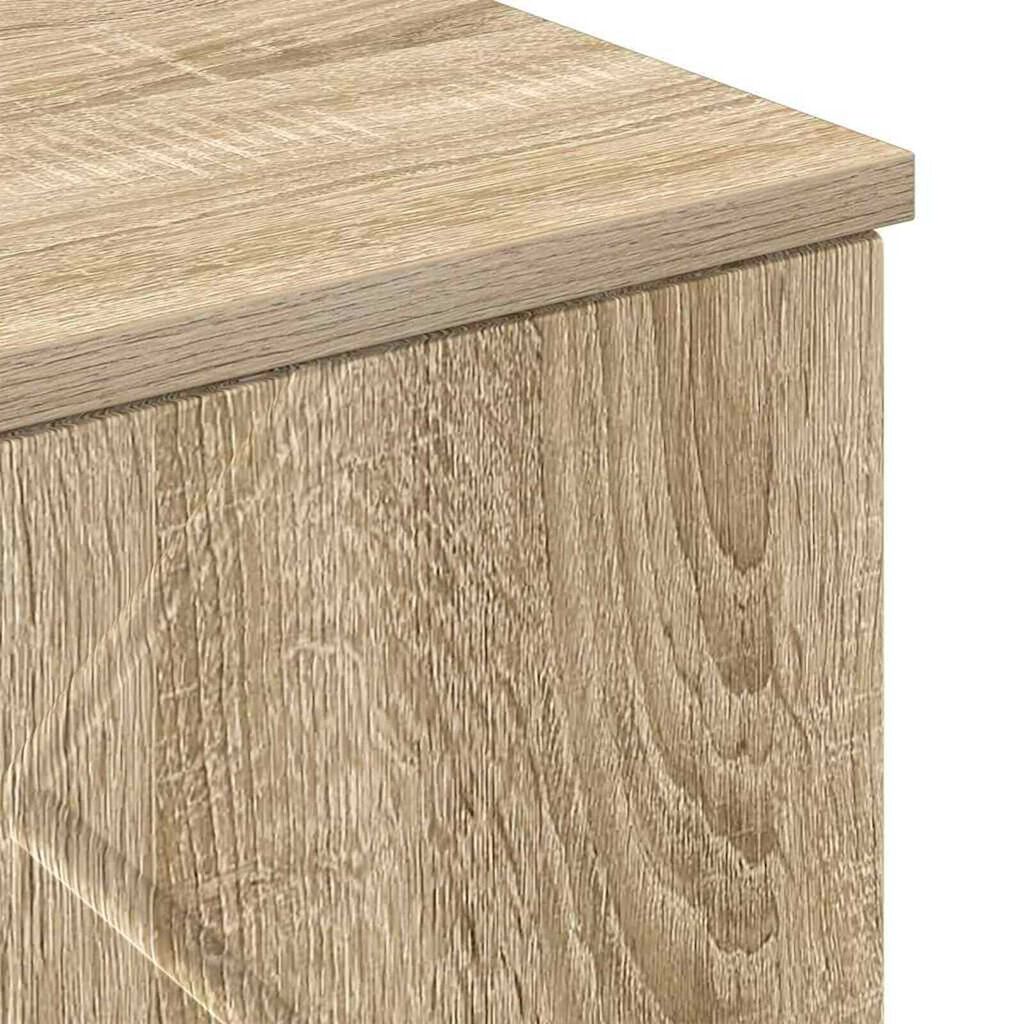 vidaXL Ντουλάπι Μπάνιου με αποθήκευση Sonoma Δρυς 30 x 31,5 x 61 εκ
