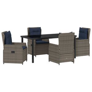 vidaXL &Sigma;έ&tau; &phi;&alpha;&gamma;&eta;&tau;&omicron;ύ &gamma;&iota;&alpha; &kappa;ή&pi;&omicron; 5 pcs &Gamma;&kappa;&rho;&iota; &Pi;&omicron;&lambda;&upsilon; &rho;ά&tau;&alpha;&nu;