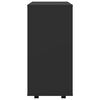 vidaXL Ντουλάπι Τροχήλατο Μαύρο 60 x 35 x 75 εκ. από Επεξ. Ξύλο