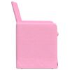 vidaXL Καρέκλες φαγητού 2 pcs Ροζ 57 x 67 x 95 εκ ύφασμα
