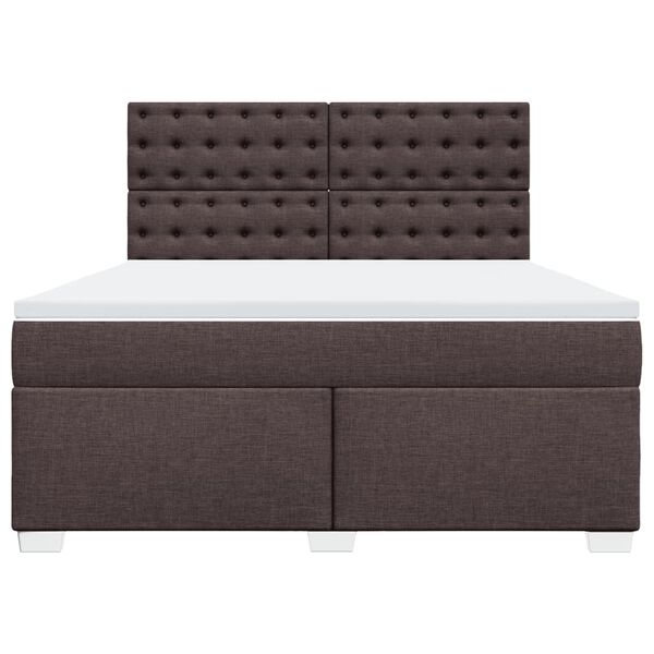 vidaXL &Kappa;&rho;&epsilon;&beta;ά&tau;&iota; Boxspring &mu;&epsilon; &Sigma;&tau;&rho;ώ&mu;&alpha; &Sigma;&kappa;&omicron;ύ&rho;&omicron; &Kappa;&alpha;&phi;έ 180x200 &epsilon;&kappa; &Upsilon;&phi;&alpha;&sigma;&mu;ά&tau;&iota;&nu;&omicron;