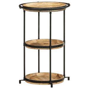 vidaXL Βοηθητικό Τραπέζι Ø55x83 εκ. από Μασίφ Ξύλο Μάνγκο