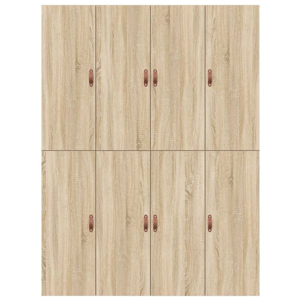 Κρεβάτι αποθήκευσης vidaXL Sonoma Oak 135x190 εκ