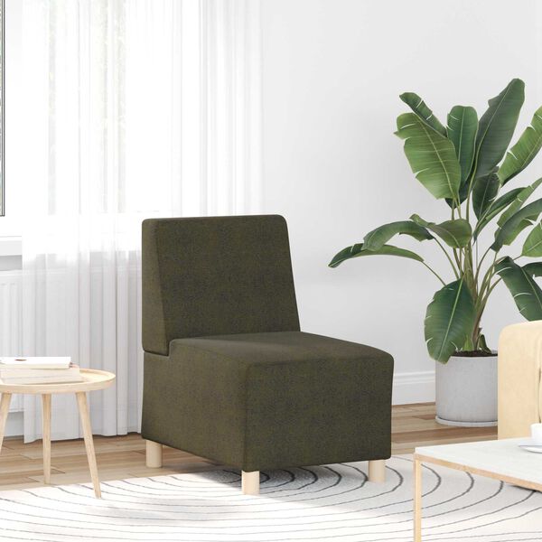 vidaXL Καθίσμα Σαλονιού 2 pcs Πράσινο 55 εκ. Ψεύτικο σουέτ δέρμα