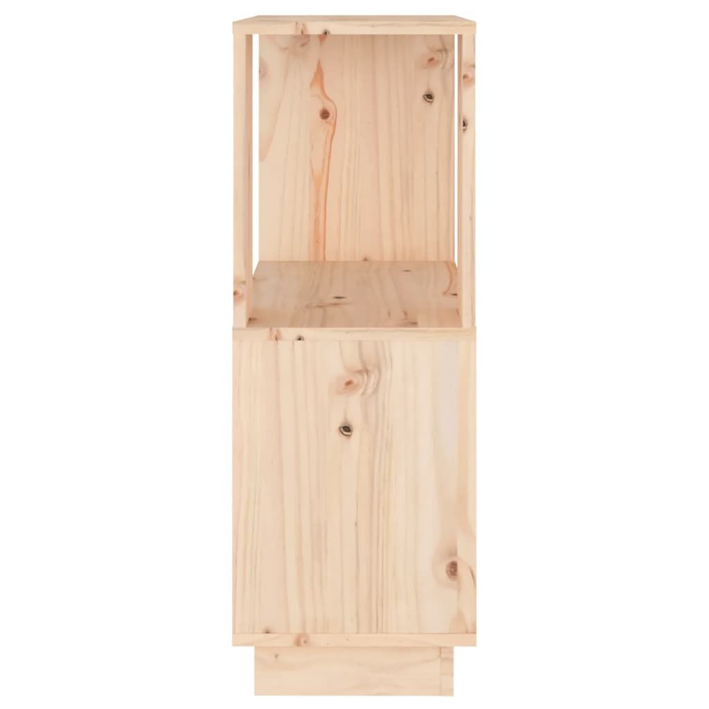 vidaXL Βιβλιοθήκη/Διαχωριστικό Χώρου 51x25x70 εκ. Μασίφ Ξύλο Πεύκου