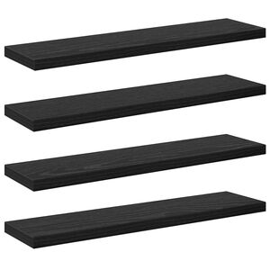 vidaXL &Rho;ά&phi;&iota; &Beta;&iota;&beta;&lambda;ί&omega;&nu; 4 pcs &Mu;&alpha;ύ&rho;&omicron; 40 x 10 x 1,5 cm &Epsilon;&pi;&epsilon;&xi;&epsilon;&rho;&gamma;&alpha;&sigma;&mu;έ&nu;&omicron; &xi;ύ&lambda;&omicron;