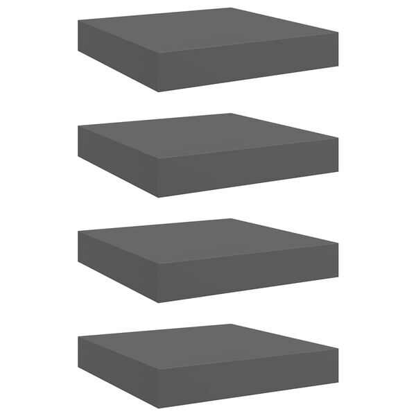 vidaXL &Rho;ά&phi;&iota;&alpha; &Tau;&omicron;ί&chi;&omicron;&upsilon; &Gamma;&upsilon;&alpha;&lambda;&iota;&sigma;&tau;&epsilon;&rho;ά &Gamma;&kappa;&rho;&iota; 4 &Tau;&epsilon;&mu;ά&chi;&iota;&alpha; 23x23,5x3,8 &epsilon;&kappa;. MDF