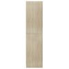 vidaXL Ντουλάπα Χρώμα Sonoma Δρυς 100 x 50 x 200 εκ. από Επεξ. Ξύλο