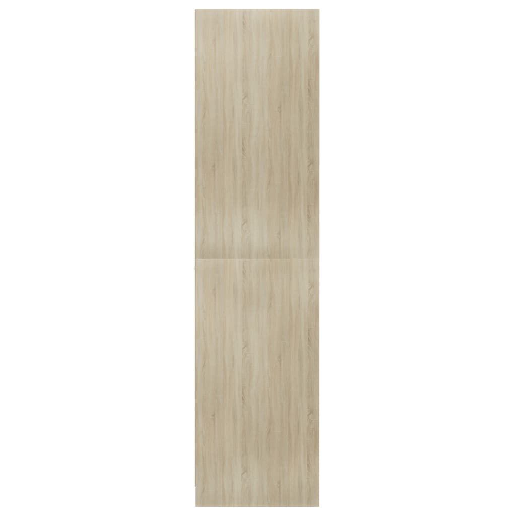 vidaXL Ντουλάπα Χρώμα Sonoma Δρυς 100 x 50 x 200 εκ. από Επεξ. Ξύλο