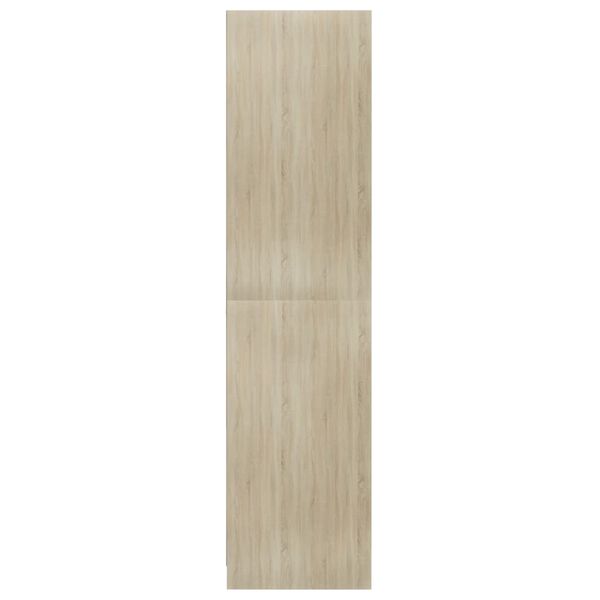 vidaXL Ντουλάπα Χρώμα Sonoma Δρυς 100 x 50 x 200 εκ. από Επεξ. Ξύλο