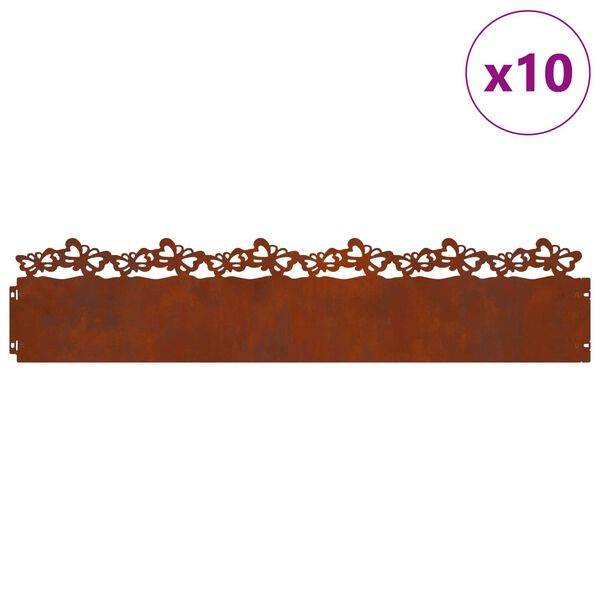 vidaXL &Pi;&epsilon;&rho;&iota;&gamma;&rho;ά&mu;&mu;&alpha;&tau;&alpha; &gamma;&kappa;&alpha;&zeta;ό&nu; 10 pcs &Sigma;&kappa; rusty 103 x 0,05 x 22 &epsilon;&kappa;