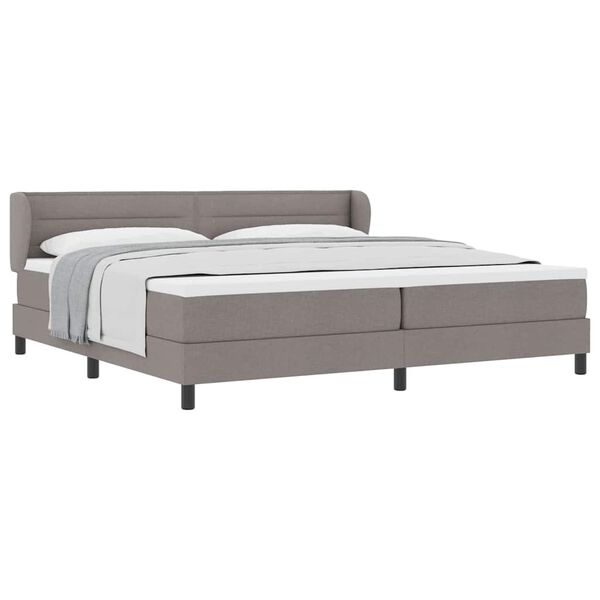 vidaXL &Kappa;&rho;&epsilon;&beta;ά&tau;&iota; &mu;&epsilon; &epsilon;&lambda;&alpha;&tau;ή&rho;&iota;&alpha; &mu;&epsilon; &sigma;&tau;&rho;ώ&mu;&alpha; Taupe 200 x 200 cm ύ&phi;&alpha;&sigma;&mu;&alpha;